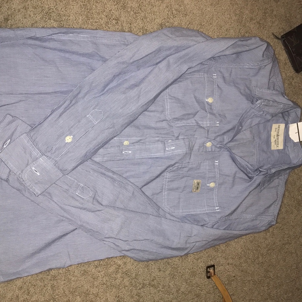 Denim button up shirt